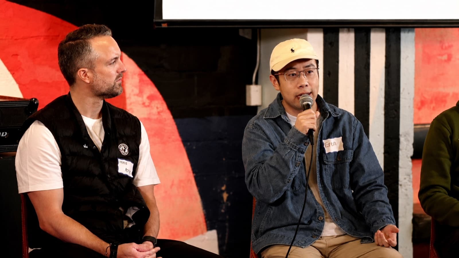 Eren Chen on an AI Roundtable panel discussing physical AI